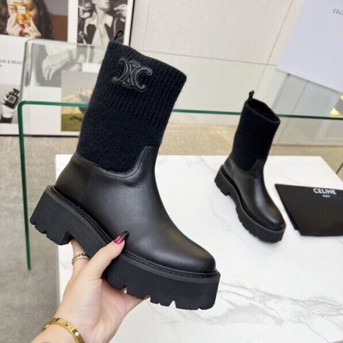 Cheap Celine Boots For Women #1232401 Replica Wholesale [$102.00 USD] [ITEM#1232401] on Replica Celine Boots