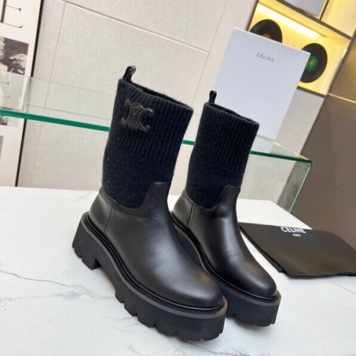 Cheap Celine Boots For Women #1232401 Replica Wholesale [$102.00 USD] [ITEM#1232401] on Replica Celine Boots