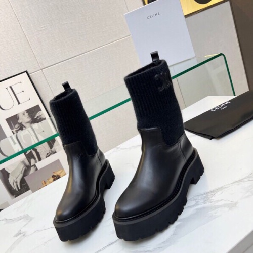 Cheap Celine Boots For Women #1232401 Replica Wholesale [$102.00 USD] [ITEM#1232401] on Replica Celine Boots