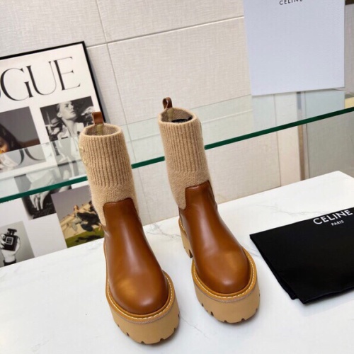 Cheap Celine Boots For Women #1232402 Replica Wholesale [$102.00 USD] [ITEM#1232402] on Replica Celine Boots