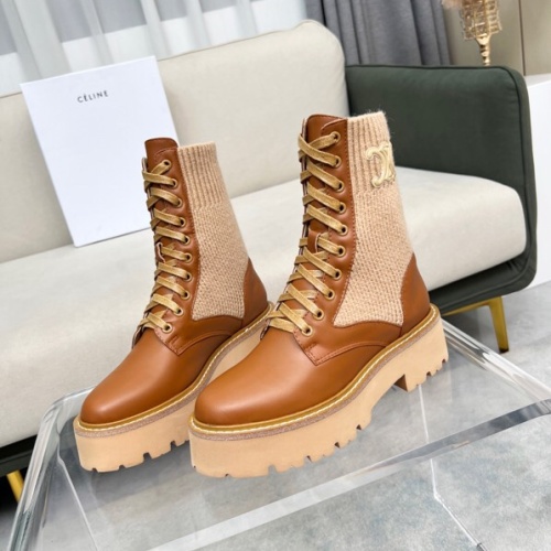 Cheap Celine Boots For Women #1232403 Replica Wholesale [$108.00 USD] [ITEM#1232403] on Replica Celine Boots