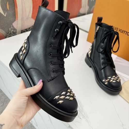 Cheap Louis Vuitton Boots For Women #1232414 Replica Wholesale [$112.00 USD] [ITEM#1232414] on Replica Louis Vuitton Boots