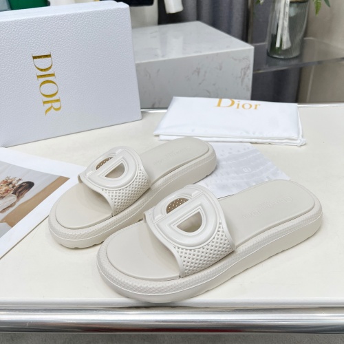 Cheap Christian Dior Slippers For Women #1232416 Replica Wholesale [$68.00 USD] [ITEM#1232416] on Replica Christian Dior Slippers