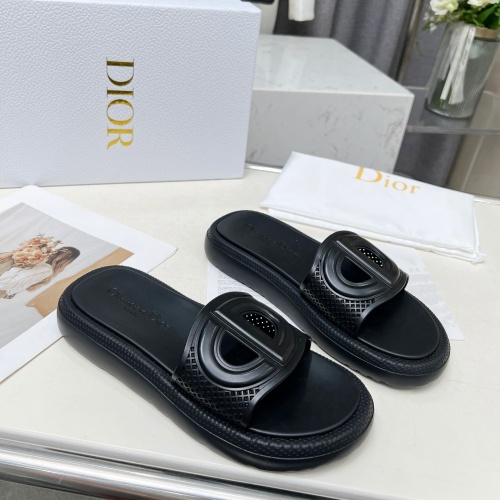 Cheap Christian Dior Slippers For Women #1232419 Replica Wholesale [$68.00 USD] [ITEM#1232419] on Replica Christian Dior Slippers