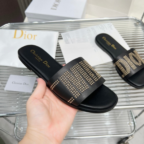 Cheap Christian Dior Slippers For Women #1232422 Replica Wholesale [$82.00 USD] [ITEM#1232422] on Replica Christian Dior Slippers