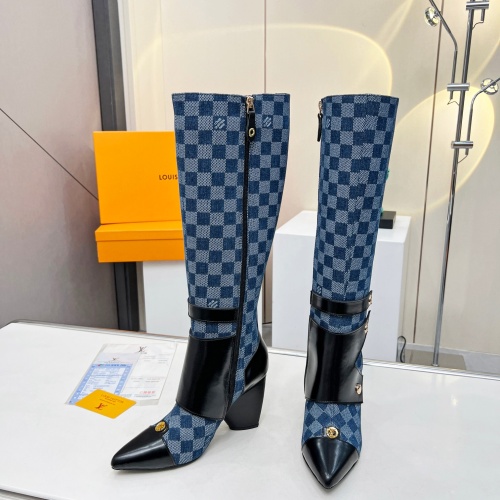 Cheap Louis Vuitton Boots For Women #1232425 Replica Wholesale [$150.00 USD] [ITEM#1232425] on Replica Louis Vuitton Boots