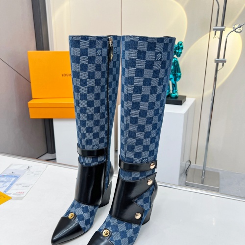 Cheap Louis Vuitton Boots For Women #1232425 Replica Wholesale [$150.00 USD] [ITEM#1232425] on Replica Louis Vuitton Boots