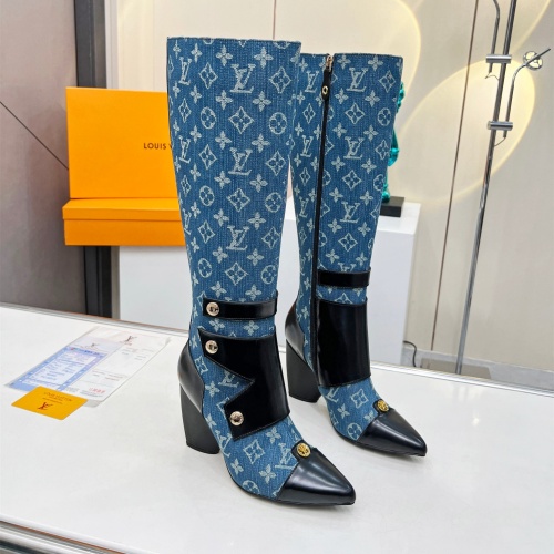 Cheap Louis Vuitton Boots For Women #1232426 Replica Wholesale [$150.00 USD] [ITEM#1232426] on Replica Louis Vuitton Boots