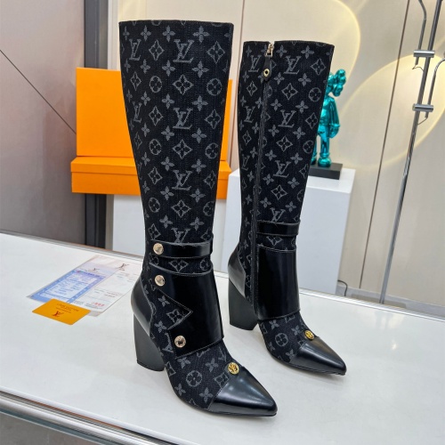 Cheap Louis Vuitton Boots For Women #1232427 Replica Wholesale [$150.00 USD] [ITEM#1232427] on Replica Louis Vuitton Boots