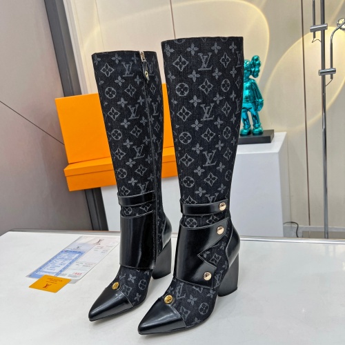 Cheap Louis Vuitton Boots For Women #1232427 Replica Wholesale [$150.00 USD] [ITEM#1232427] on Replica Louis Vuitton Boots