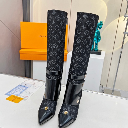 Cheap Louis Vuitton Boots For Women #1232427 Replica Wholesale [$150.00 USD] [ITEM#1232427] on Replica Louis Vuitton Boots