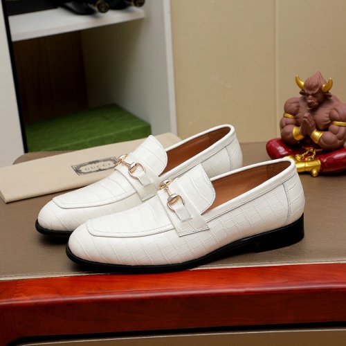 Cheap Gucci Oxfords Shoes For Men #1232454 Replica Wholesale [$85.00 USD] [ITEM#1232454] on Replica Gucci Oxfords Shoes