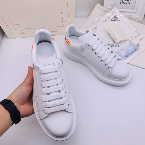 Cheap Alexander McQueen Casual Shoes For Men #1232487 Replica Wholesale [$96.00 USD] [ITEM#1232487] on Replica Alexander McQueen Casual Shoes