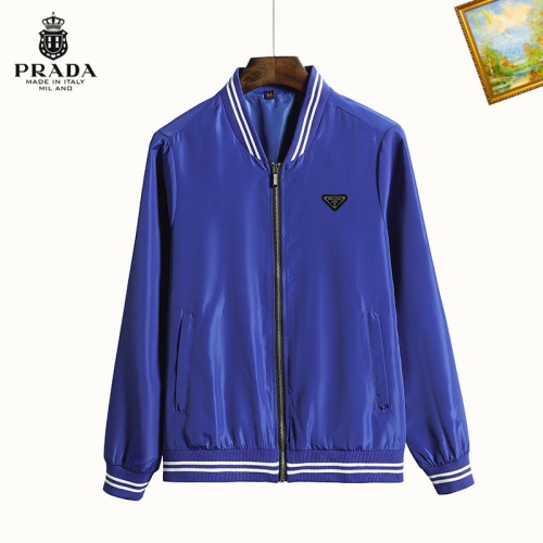 Cheap Prada Jackets Long Sleeved For Men #1232513 Replica Wholesale [$60.00 USD] [ITEM#1232513] on Replica Prada Jackets