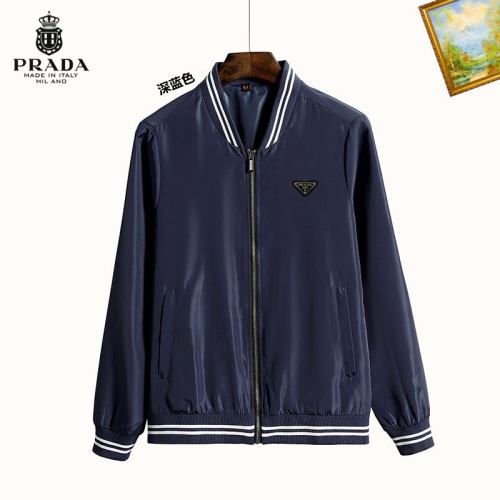 Cheap Prada Jackets Long Sleeved For Men #1232514 Replica Wholesale [$60.00 USD] [ITEM#1232514] on Replica Prada Jackets