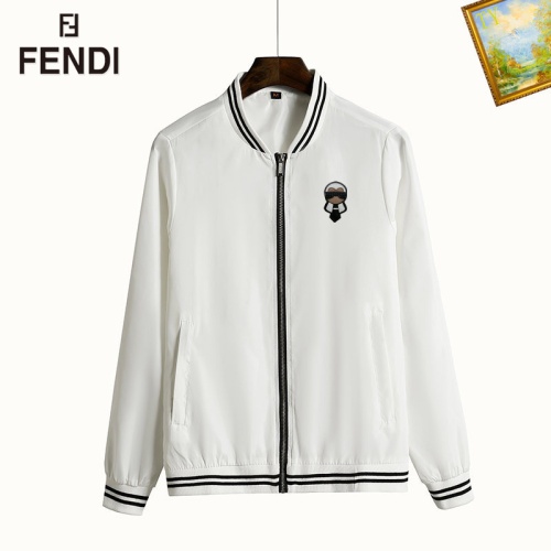 Cheap Fendi Jackets Long Sleeved For Men #1232567 Replica Wholesale [$60.00 USD] [ITEM#1232567] on Replica Fendi Jackets