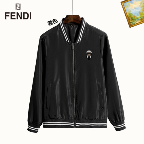 Cheap Fendi Jackets Long Sleeved For Men #1232571 Replica Wholesale [$60.00 USD] [ITEM#1232571] on Replica Fendi Jackets