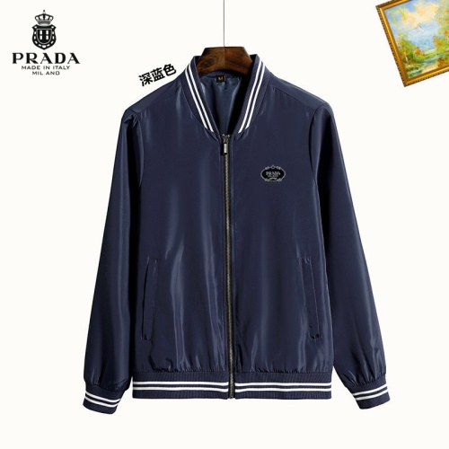 Cheap Prada Jackets Long Sleeved For Men #1232581 Replica Wholesale [$60.00 USD] [ITEM#1232581] on Replica Prada Jackets