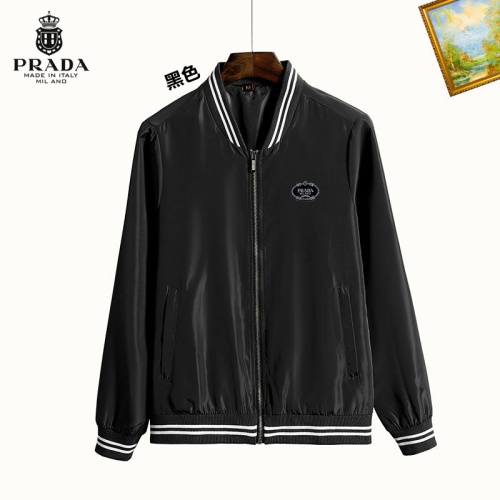 Cheap Prada Jackets Long Sleeved For Men #1232582 Replica Wholesale [$60.00 USD] [ITEM#1232582] on Replica Prada Jackets