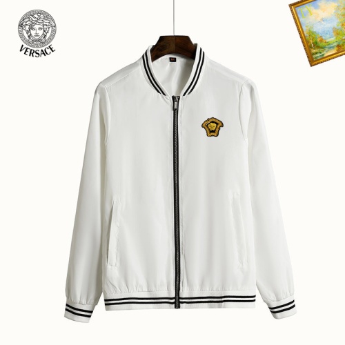 Cheap Versace Jackets Long Sleeved For Men #1232593 Replica Wholesale [$60.00 USD] [ITEM#1232593] on Replica Versace Jackets