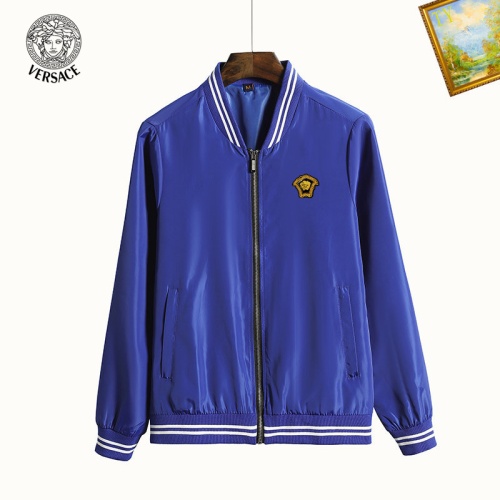 Cheap Versace Jackets Long Sleeved For Men #1232595 Replica Wholesale [$60.00 USD] [ITEM#1232595] on Replica Versace Jackets