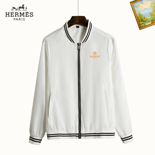 Cheap Hermes Jackets Long Sleeved For Men #1232670 Replica Wholesale [$60.00 USD] [ITEM#1232670] on Replica Hermes Jackets