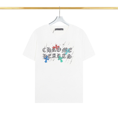 Cheap Chrome Hearts T-Shirts Short Sleeved For Men #1232776 Replica Wholesale [$34.00 USD] [ITEM#1232776] on Replica Chrome Hearts T-Shirts