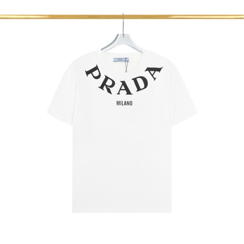 Cheap Prada T-Shirts Short Sleeved For Men #1232793 Replica Wholesale [$34.00 USD] [ITEM#1232793] on Replica Prada T-Shirts