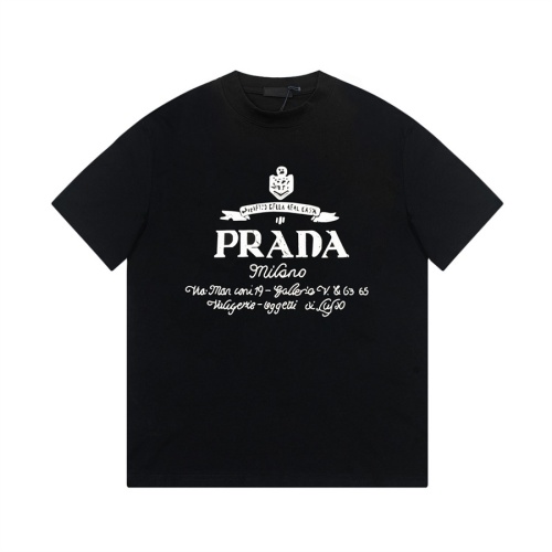 Cheap Prada T-Shirts Short Sleeved For Unisex #1232811 Replica Wholesale [$45.00 USD] [ITEM#1232811] on Replica Prada T-Shirts