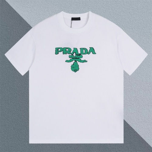 Cheap Prada T-Shirts Short Sleeved For Unisex #1232814 Replica Wholesale [$45.00 USD] [ITEM#1232814] on Replica Prada T-Shirts