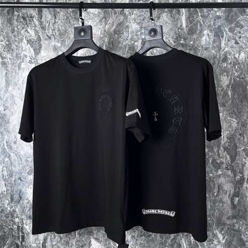 Cheap Chrome Hearts T-Shirts Short Sleeved For Unisex #1232838 Replica Wholesale [$48.00 USD] [ITEM#1232838] on Replica Chrome Hearts T-Shirts