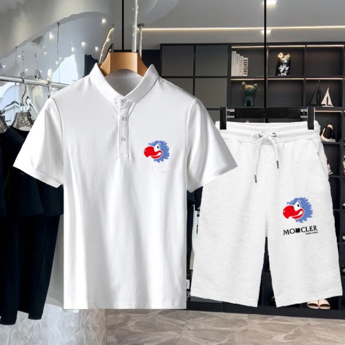 Cheap Moncler Tracksuits Short Sleeved For Men #1232855 Replica Wholesale [$80.00 USD] [ITEM#1232855] on Replica Moncler Tracksuits