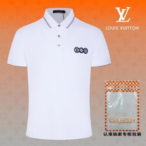 Cheap Louis Vuitton LV T-Shirts Short Sleeved For Men #1232875 Replica Wholesale [$45.00 USD] [ITEM#1232875] on Replica Louis Vuitton LV T-Shirts