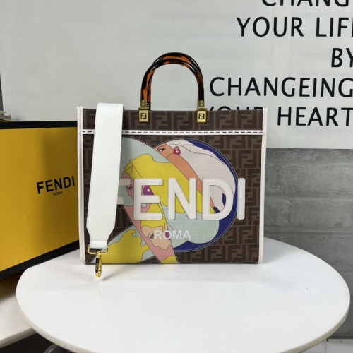 Cheap Fendi AAA Quality Tote-Handbags For Women #1232879 Replica Wholesale [$105.00 USD] [ITEM#1232879] on Replica Fendi AAA Quality Handbags