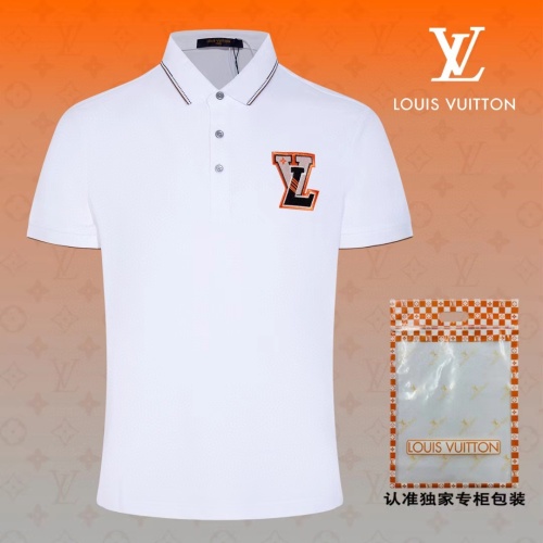 Cheap Louis Vuitton LV T-Shirts Short Sleeved For Men #1232881 Replica Wholesale [$45.00 USD] [ITEM#1232881] on Replica Louis Vuitton LV T-Shirts