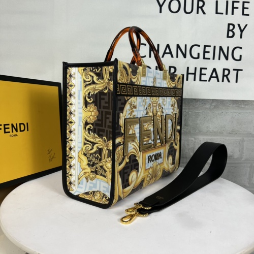 Cheap Fendi AAA Quality Tote-Handbags For Women #1232885 Replica Wholesale [$105.00 USD] [ITEM#1232885] on Replica Fendi AAA Quality Handbags