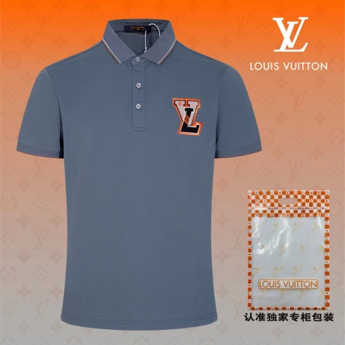 Cheap Louis Vuitton LV T-Shirts Short Sleeved For Men #1232886 Replica Wholesale [$45.00 USD] [ITEM#1232886] on Replica Louis Vuitton LV T-Shirts