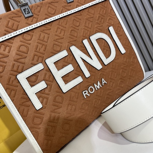 Cheap Fendi AAA Quality Tote-Handbags For Women #1232896 Replica Wholesale [$105.00 USD] [ITEM#1232896] on Replica Fendi AAA Quality Handbags