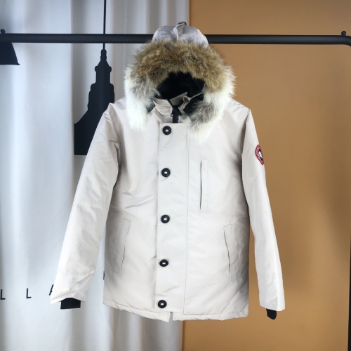 Cheap Canada Goose Down Feather Coat Long Sleeved For Unisex #1232926 Replica Wholesale [$160.00 USD] [ITEM#1232926] on Replica Canada Goose Down Feather Coat