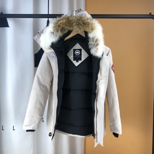 Cheap Canada Goose Down Feather Coat Long Sleeved For Unisex #1232926 Replica Wholesale [$160.00 USD] [ITEM#1232926] on Replica Canada Goose Down Feather Coat