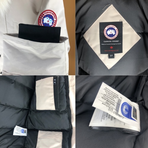 Cheap Canada Goose Down Feather Coat Long Sleeved For Unisex #1232926 Replica Wholesale [$160.00 USD] [ITEM#1232926] on Replica Canada Goose Down Feather Coat