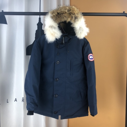 Cheap Canada Goose Down Feather Coat Long Sleeved For Unisex #1232927 Replica Wholesale [$160.00 USD] [ITEM#1232927] on Replica Canada Goose Down Feather Coat