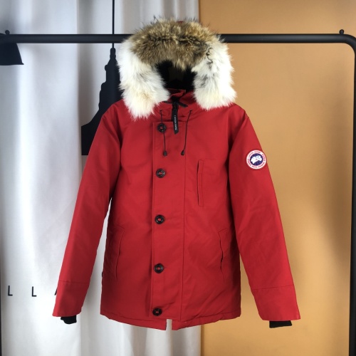 Cheap Canada Goose Down Feather Coat Long Sleeved For Unisex #1232928 Replica Wholesale [$160.00 USD] [ITEM#1232928] on Replica Canada Goose Down Feather Coat