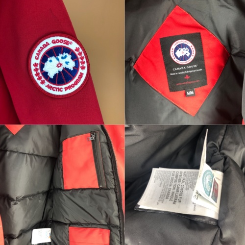 Cheap Canada Goose Down Feather Coat Long Sleeved For Unisex #1232928 Replica Wholesale [$160.00 USD] [ITEM#1232928] on Replica Canada Goose Down Feather Coat