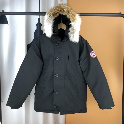 Cheap Canada Goose Down Feather Coat Long Sleeved For Unisex #1232929 Replica Wholesale [$160.00 USD] [ITEM#1232929] on Replica Canada Goose Down Feather Coat