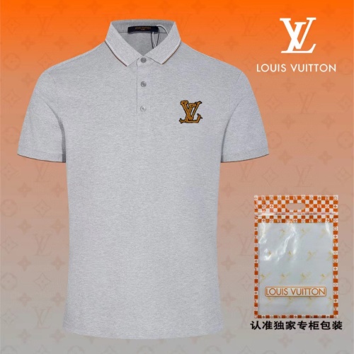 Cheap Louis Vuitton LV T-Shirts Short Sleeved For Men #1232931 Replica Wholesale [$45.00 USD] [ITEM#1232931] on Replica Louis Vuitton LV T-Shirts