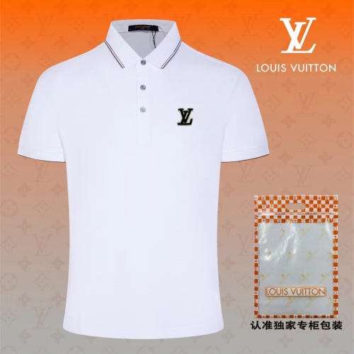 Cheap Louis Vuitton LV T-Shirts Short Sleeved For Men #1232934 Replica Wholesale [$45.00 USD] [ITEM#1232934] on Replica Louis Vuitton LV T-Shirts