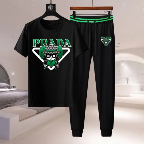 Cheap Prada Tracksuits Short Sleeved For Men #1232940 Replica Wholesale [$76.00 USD] [ITEM#1232940] on Replica Prada Tracksuits