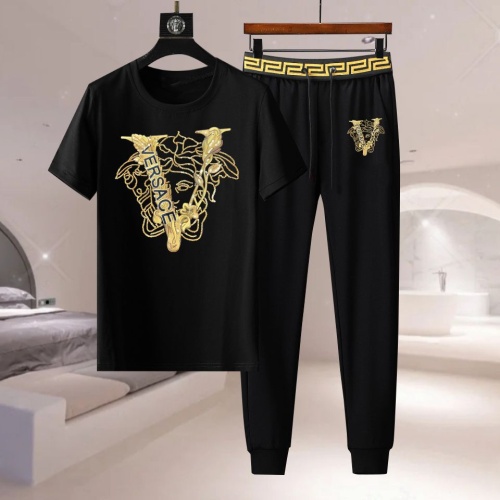 Cheap Versace Tracksuits Short Sleeved For Men #1232945 Replica Wholesale [$76.00 USD] [ITEM#1232945] on Replica Versace Tracksuits