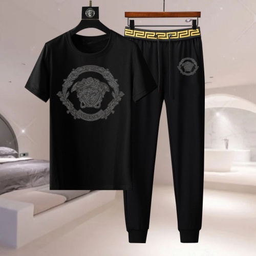 Cheap Versace Tracksuits Short Sleeved For Men #1232946 Replica Wholesale [$76.00 USD] [ITEM#1232946] on Replica Versace Tracksuits